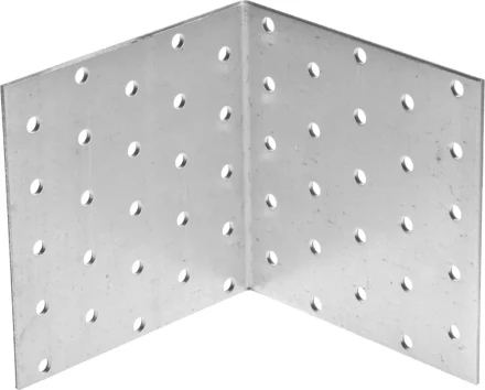 Крепежный угол ЗУБР &quot;МАСТЕР&quot; равносторонний, 100х100х100мм, 20шт 310205-100-100 купить в Нягани