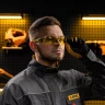 Очки защитные открытые Denzel 89192, поликарбонатные, желтая линза, 2х комп.дужки купить в Нягани