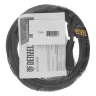 Шнур сетевой Denzel Energy Series, ПВС, 3 м, 2 x 1 мм, с неразборной вилкой, черный, 3 м, 37665 купить в Нягани