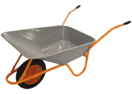 Тачка садово-строительная ТСО-02 ОЦ оцинкованная пневмоколесо грузоподъемность 120 кг объем 90 л 68903 купить в Нягани