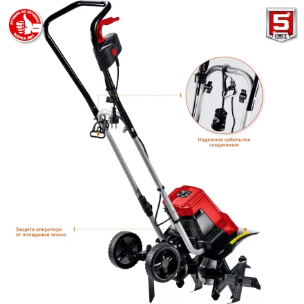 Культиватор электрический ККД-1800 серия МАСТЕР купить в Нягани