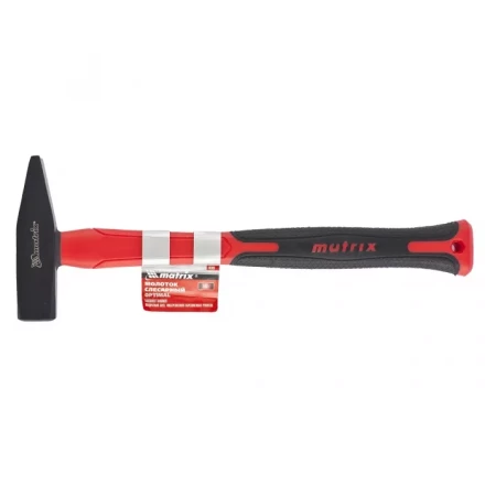 Молоток слесарный &#039;&#039;optimal&#039;&#039; 1000г фибергласовая обрезиненная рукоятка квадратный боек MATRIX 10383 купить в Нягани