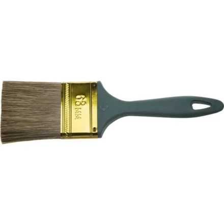 Кисть ЗУБР &quot;КП-14&quot; плоская, смешанная щетина, пластмассовая рукоятка, 63мм 4-01014-063 купить в Нягани