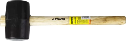 Киянка STAYER резиновая черная с деревянной ручкой, 680г 20505-75 купить в Нягани