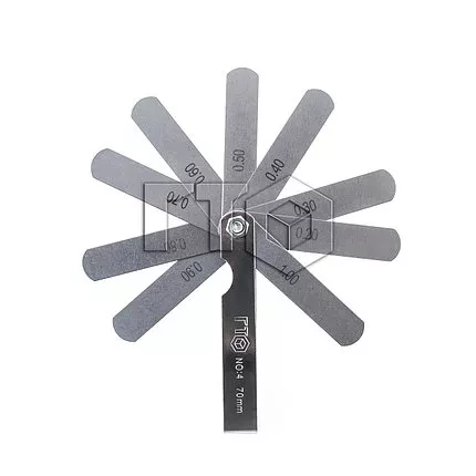 Набор щупов № 4 длина 100 мм 0.10-1.00 10 щупов купить в Нягани