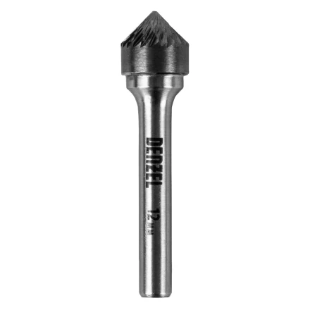 Борфреза по металлу твердосплавная, зенкер 90 град., тип-K, 12 мм// Denzel 72058 купить в Нягани
