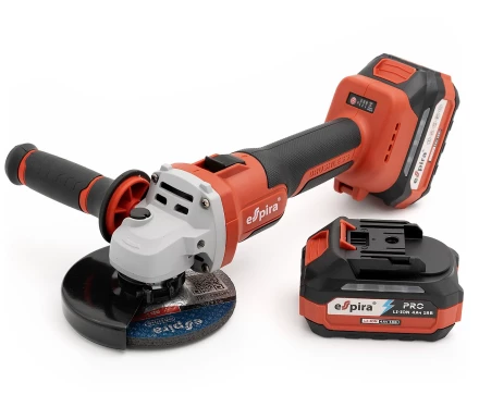 Аккумуляторная угловая шлифмашина ESPIRA CAGI-125-01, 410751 купить в Нягани