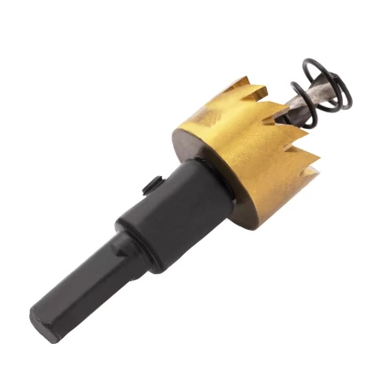 Коронка по металлу HSS, 21 мм, нитридтитановое покрытие Denzel 724102 купить в Нягани