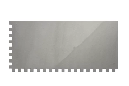 Гладилка из нержавеющей стали, 280 х 130 мм, зеркальная полировка, пластмассовая ручка, зуб 8 х 8 мм Matrix 86782 купить в Нягани