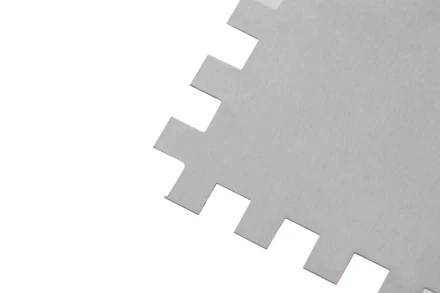 Гладилка из нержавеющей стали, 280 х 130 мм, зеркальная полировка, пластмассовая ручка, зуб 8 х 8 мм Matrix 86782 купить в Нягани