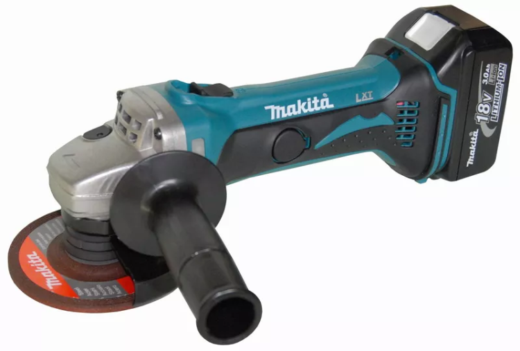 Аккумуляторная угловая шлифовальная машинка Makita BGA452RFE купить в Нягани
