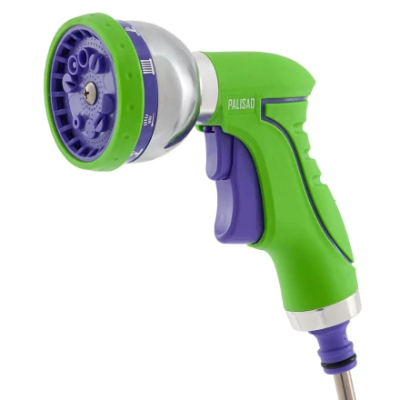 Пистолет-распылитель Palisad 652635, 9 режимов полива, металлический корпус купить в Нягани