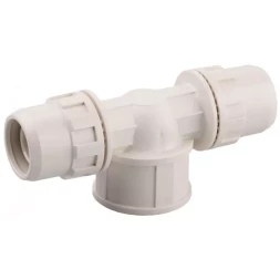 Кран ЗУБР "ШиреФит" запорный в сборе "штуцер с гайкой - кран запорный - штуцер с гайкой", 26мм 51570-26