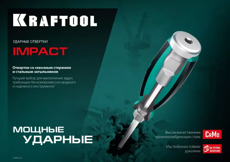 Набор ударных отверток IMPACT 25025 купить в Нягани