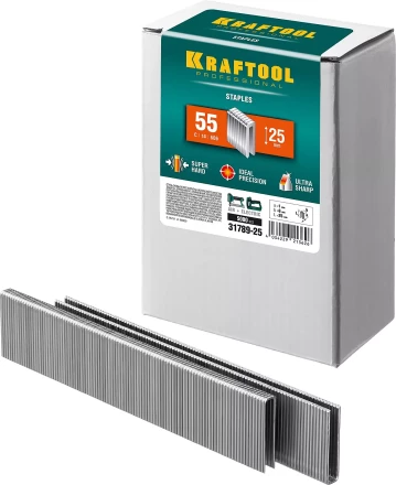 Скобы тип 18GA (55 / 90 / C) 5000 шт 31789-25 купить в Нягани