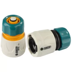Набор соединителей RACO "Original" (шланг-насадка) с автостопом, 1/2" 4250-55265B