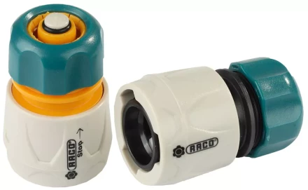 Набор соединителей RACO &quot;Original&quot; (шланг-насадка) с автостопом, 1/2&quot; 4250-55265B купить в Нягани