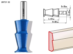 Фрезы кромочные фигурные №10 серия ПРОФЕССИОНАЛ