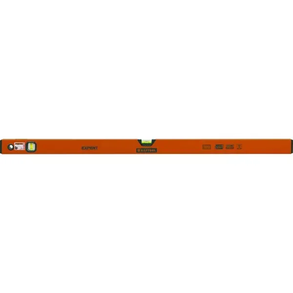 Уровень коробчатый "EXPERT", KRAFTOOL 34710-100, 2 ампулы, 0,5 мм/м, 1000мм 34710-100_z01 купить в Нягани