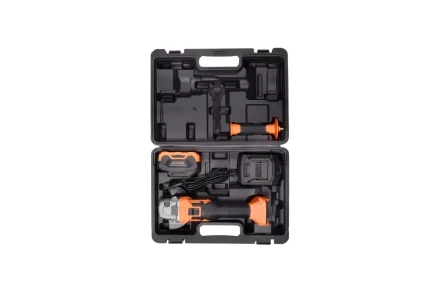 Углошлифовальная машина аккумуляторная АУШМ-125/20Li (в комплекте 1 АКБ и ЗУ) в кейсе Вихрь 72/12/25 купить в Нягани