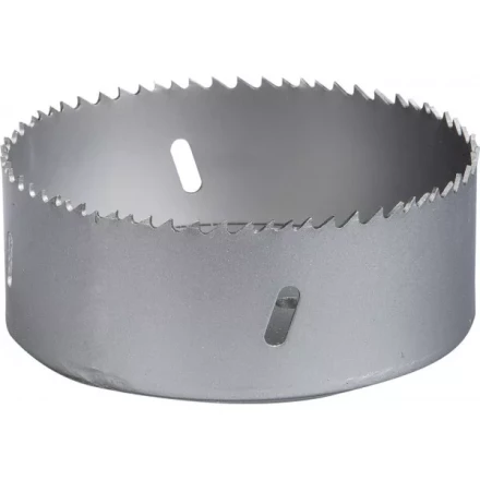 Коронка ЗУБР &quot;ЭКСПЕРТ&quot; биметаллическая, быстрорежущая сталь, глубина сверления до 38мм, d-105мм 29531-105_z01 купить в Нягани