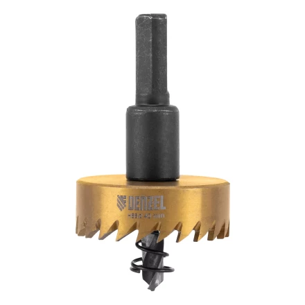 Коронка по металлу HSS, 40 мм, нитридтитановое покрытие Denzel 724112 купить в Нягани