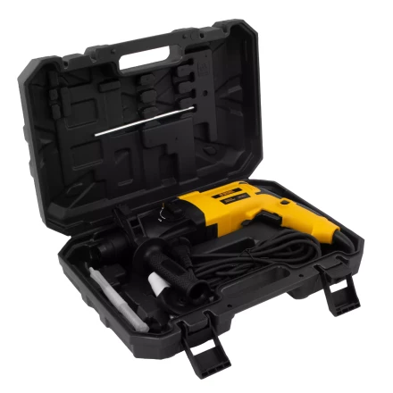 Перфоратор электрический Denzel RHH-600-22, SDS-plus, 600 Вт, 2,5 Дж, 2 реж. 26602 купить в Нягани