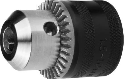 Патрон ЗУБР &quot;ЭКСПЕРТ&quot; цельнометаллический для дрели, с ключом, 10мм, 1/2&quot; 2908-10-1/2_z01 купить в Нягани