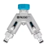 Разветвитель двухканальный Palisad 65832, с внутренней резьбой 3/4",алюминий, LUXE купить в Нягани