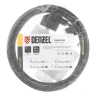 Шнур сетевой Denzel Energy Series, ПВС, 3 м, 3 x 1 мм, с неразборной вилкой, черный, 3 м, 37667 купить в Нягани