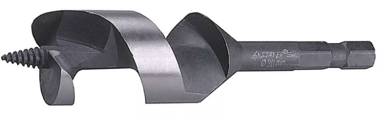 Сверло STAYER спиральное по дереву, шестигранный хвостовик, 27x130мм 29480-130-27 купить в Нягани