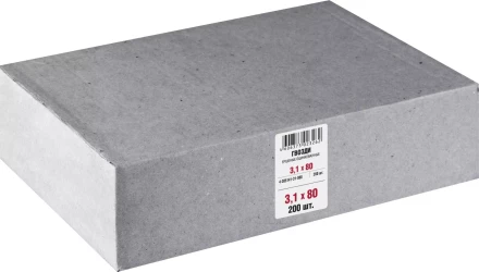 Гвозди ершеные чертеж № 7811-7120 коробка серия МАСТЕР купить в Нягани