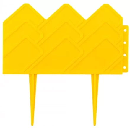 Бордюр декоративный GRINDA для клумб, 14х310см, желтый 422221-Y купить в Нягани