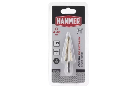 Сверло по металлу HAMMER Ф20х75мм (DR MT ST 4,0-20,0 мм*75/8мм) купить в Нягани