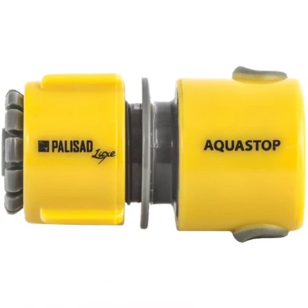 Соединитель пластмассовый быстросъемный для шланга 1/2&quot; аквастоп LUXE PALISAD 66472 купить в Нягани