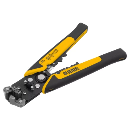 Щипцы для зачистки электропроводов 0,2-6 мм2, функция обрезания проводов Denzel 17742 купить в Нягани