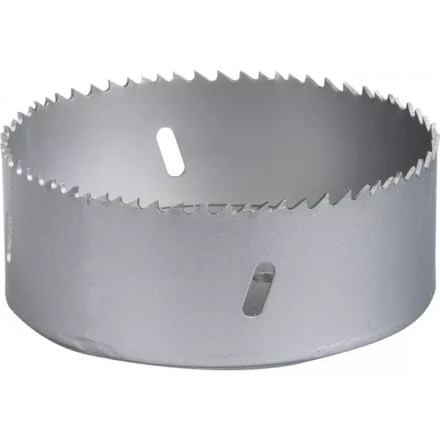 Коронка ЗУБР &quot;ЭКСПЕРТ&quot; биметаллическая, быстрорежущая сталь, глубина сверления до 38мм, d-114мм 29531-114_z01 купить в Нягани