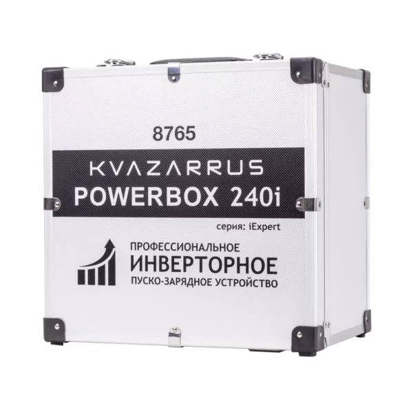 Инверторное пуско-зарядное устройство KVAZARRUS PowerBox 240i таймер и алюминиевый кейс купить в Нягани