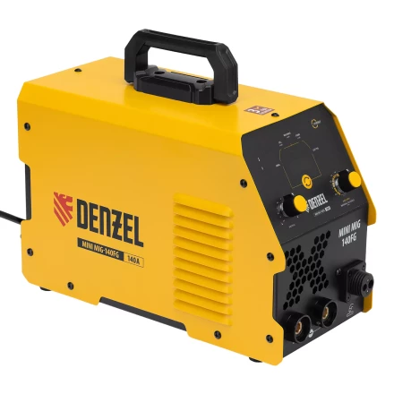 Аппарат инвертор. полуавтомат. сварки Denzel Mini MIG-140FG 94322, 140 А, ПВ 60% купить в Нягани