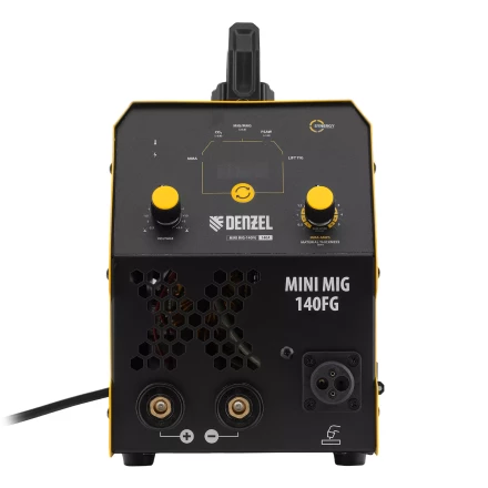 Аппарат инвертор. полуавтомат. сварки Denzel Mini MIG-140FG 94322, 140 А, ПВ 60% купить в Нягани