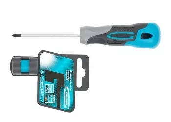 Отвертка PH0 x 75 мм, S2, трехкомпонентная рукоятка GROSS 12131 купить в Нягани