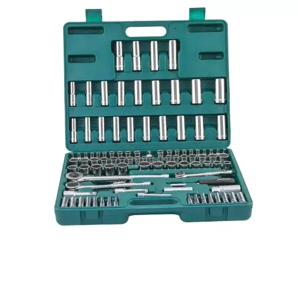 Набор головок торцевых  универсальный 1/2" 1/4" 3/8"DR  5/32-15/16"  4-22мм  ключи угловые 5/64"-1/4"  107предмета  S05Н48107S Jonnesway 48055 купить в Нягани
