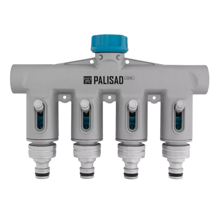 Разветвитель четырёхканальный Palisad 65833, с внутренней резьбой 3/4", алюминий, LUXE купить в Нягани