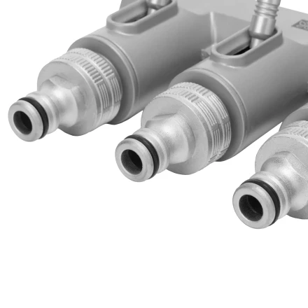 Разветвитель четырёхканальный Palisad 65833, с внутренней резьбой 3/4&quot;, алюминий, LUXE купить в Нягани