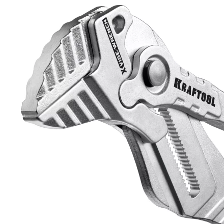 Клещи переставные-гаечный ключ с двухкомпонентными рукоятками и пластиковыми накладками 22069 купить в Нягани