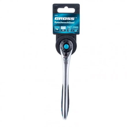 Ключ трещоточный 120 зубьев 1/4&quot; Gross 14135 купить в Нягани