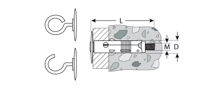 Анкеры облегченные с кольцом пакет серия Без серии купить в Нягани