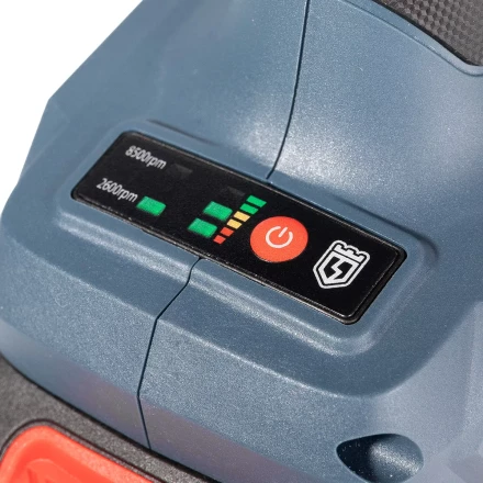 Угловая шлифмашина аккумуляторная бесщеточная КВТ GB-20-125 с оснасткой до 125 мм (102595) купить в Нягани