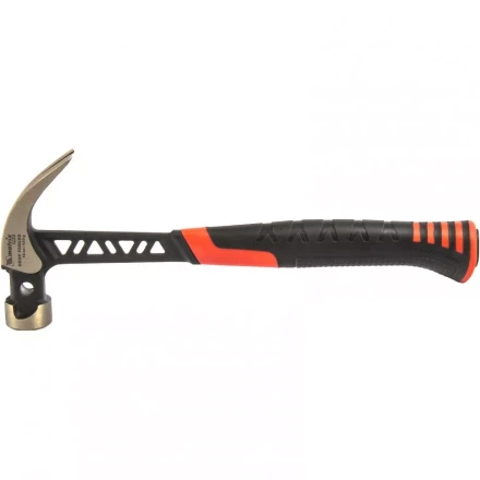 Молоток-гвоздодёр 450 г цельнокованый боек с магнитом MATRIX 10465 купить в Нягани