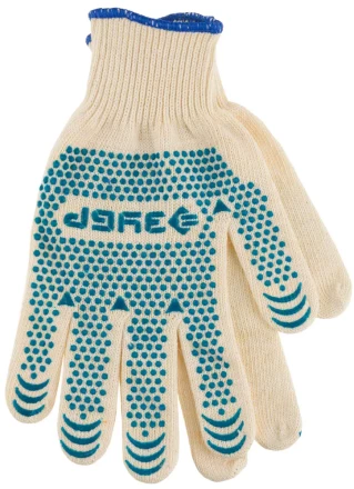 Перчатки ЗУБР &quot;ЭКСПЕРТ&quot; трикотажные, 12 класс, х/б, с защитой от скольжения, L-XL, 3 пары 11451-K3 купить в Нягани